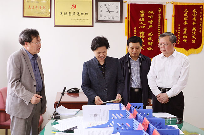 舒晓琴在河北省调研时强调<br />发扬党的优良传统 创新信访工作方式<br />不断提高化解矛盾解决问题的实效