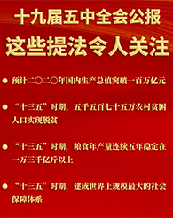 十九届五中全会公报中，这些提法令人关注